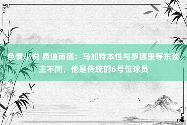 色情小说 费迪南德：乌加特本性与罗德里等东谈主不同，他是传统的6号位球员