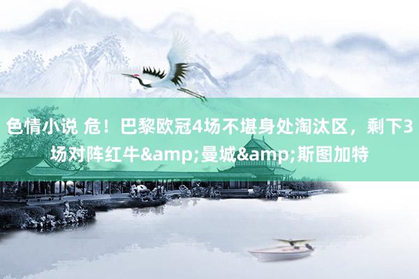色情小说 危！巴黎欧冠4场不堪身处淘汰区，剩下3场对阵红牛&曼城&斯图加特